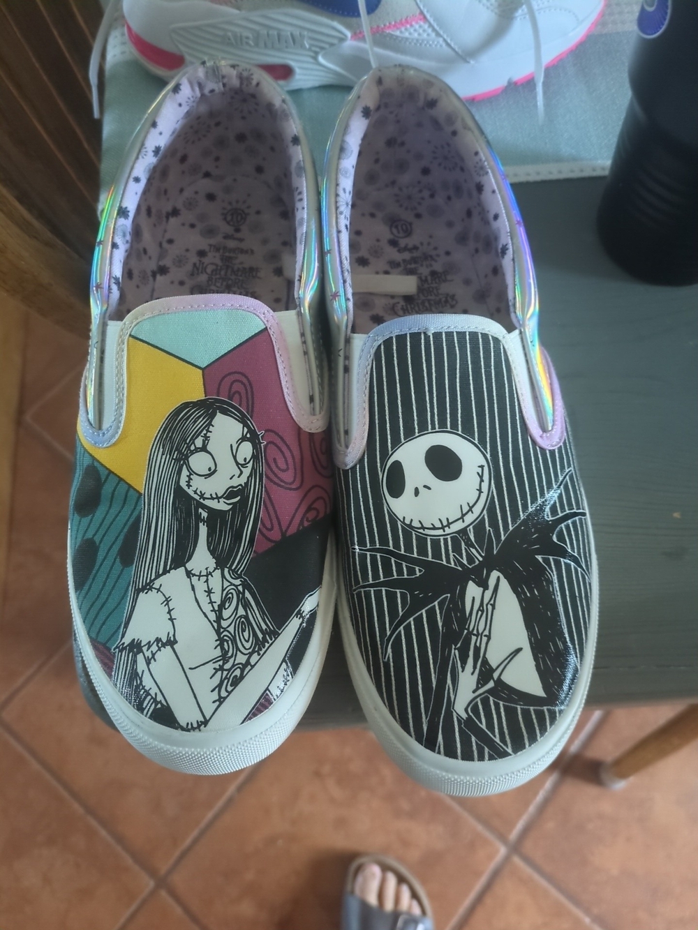 The Nightmare Before Christmas Slip-On Sneakers - Jack & Sally